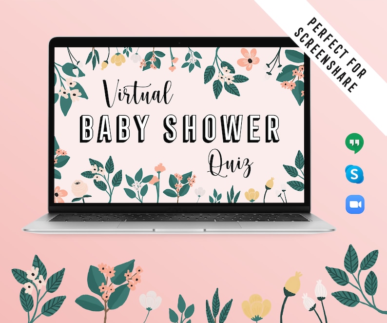 The Baby Shower Quiz Powerpoint Quiz Fun Virtual Quiz Etsy UK