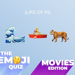 The Emoji Quiz Movies Edition | Powerpoint Quiz Presentation | Fun Virtual Quiz Perfect for Screenshare with Friends | Family Fun