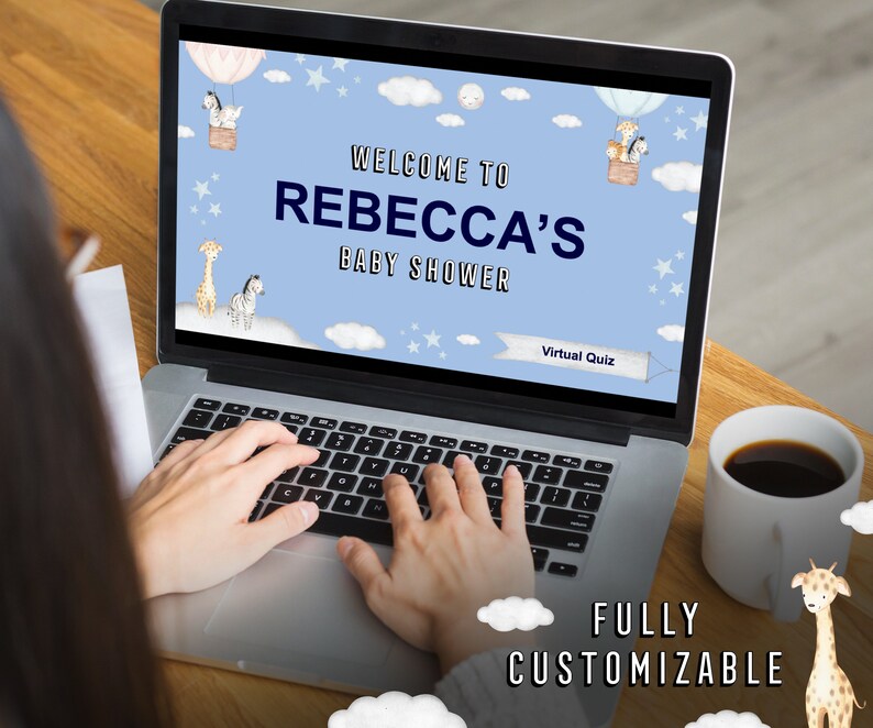 Virtual Baby Shower Powerpoint Game Baby Shower Quiz Etsy UK