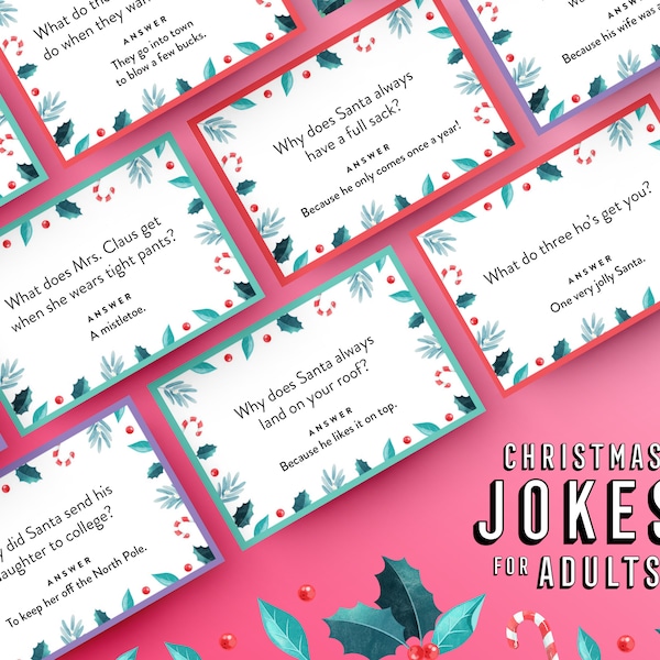 Adult Christmas Jokes - Etsy UK