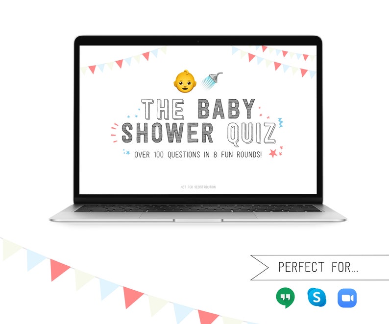 The Baby Shower Quiz Powerpoint Quiz Fun Virtual Quiz Etsy