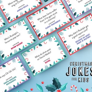 Christmas Cracker Jokes for Kids  | Christmas Activity | Printables | Christmas Fun | Xmas Party fun | Merry Christmas | Instant Download