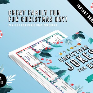 Christmas Cracker Jokes for Kids Christmas Activity Printables ...