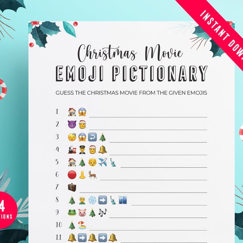 christmas movies in emojis