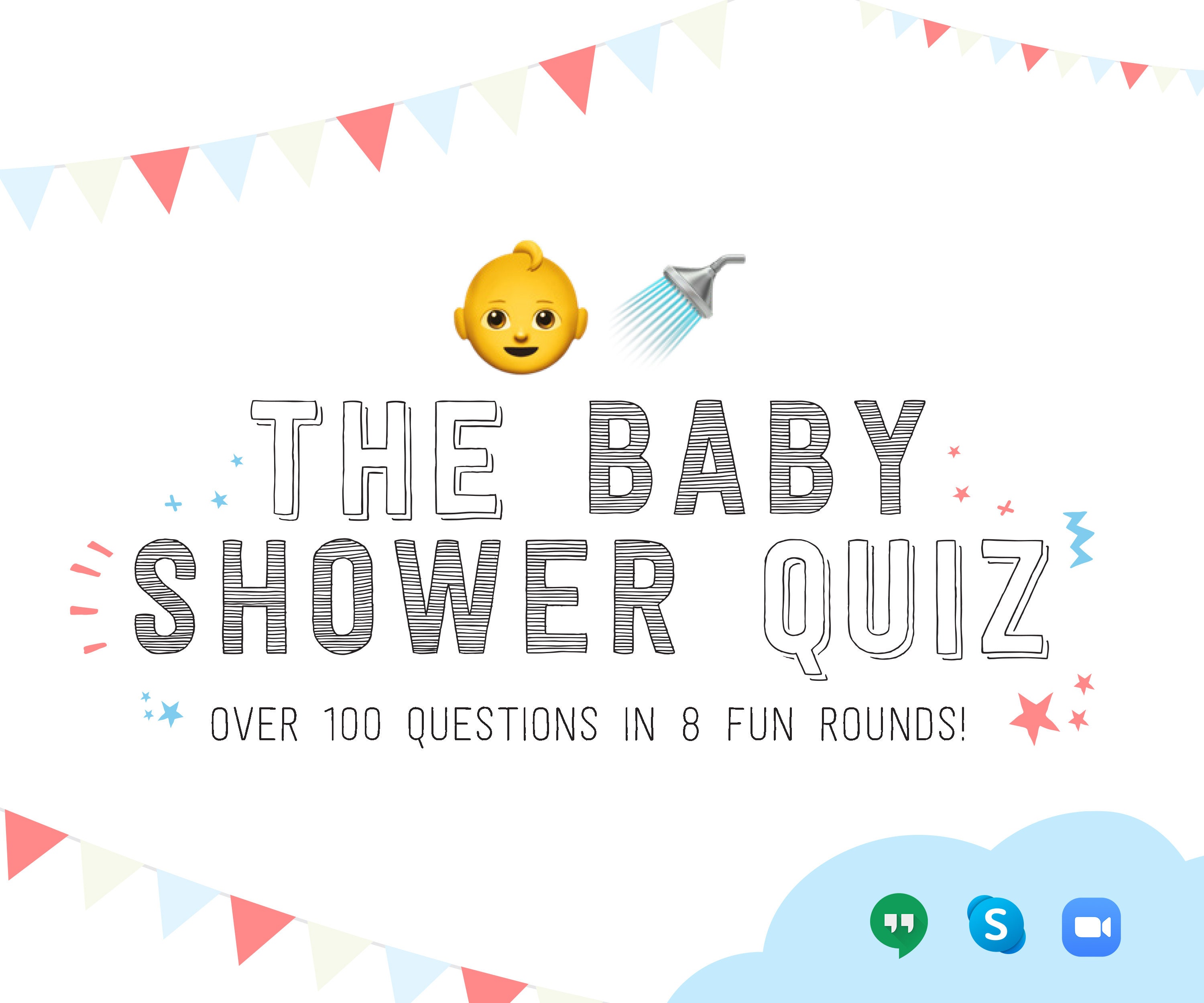 The Baby Shower Quiz Powerpoint Quiz Fun Virtual Quiz -  Portugal