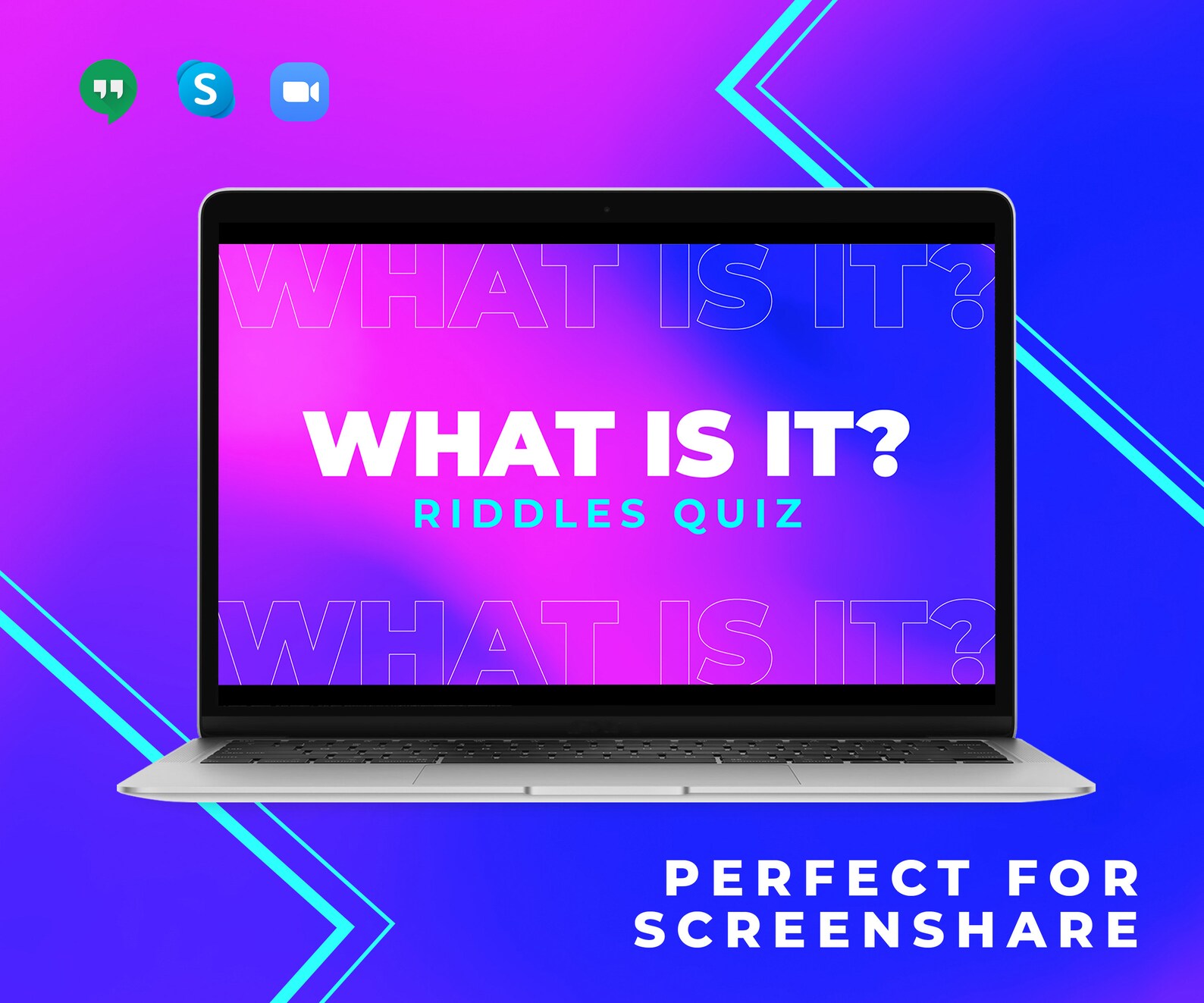Zoom Riddles Riddles Quiz | Fun Zoom Quiz | Powerpoint Quiz | Virtual Quiz | Office ...