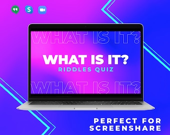 Riddles Quiz | Fun Zoom Quiz | Powerpoint Quiz | Virtual Quiz | Office Activities |  | Zoom Screenshare Fun | Team Building