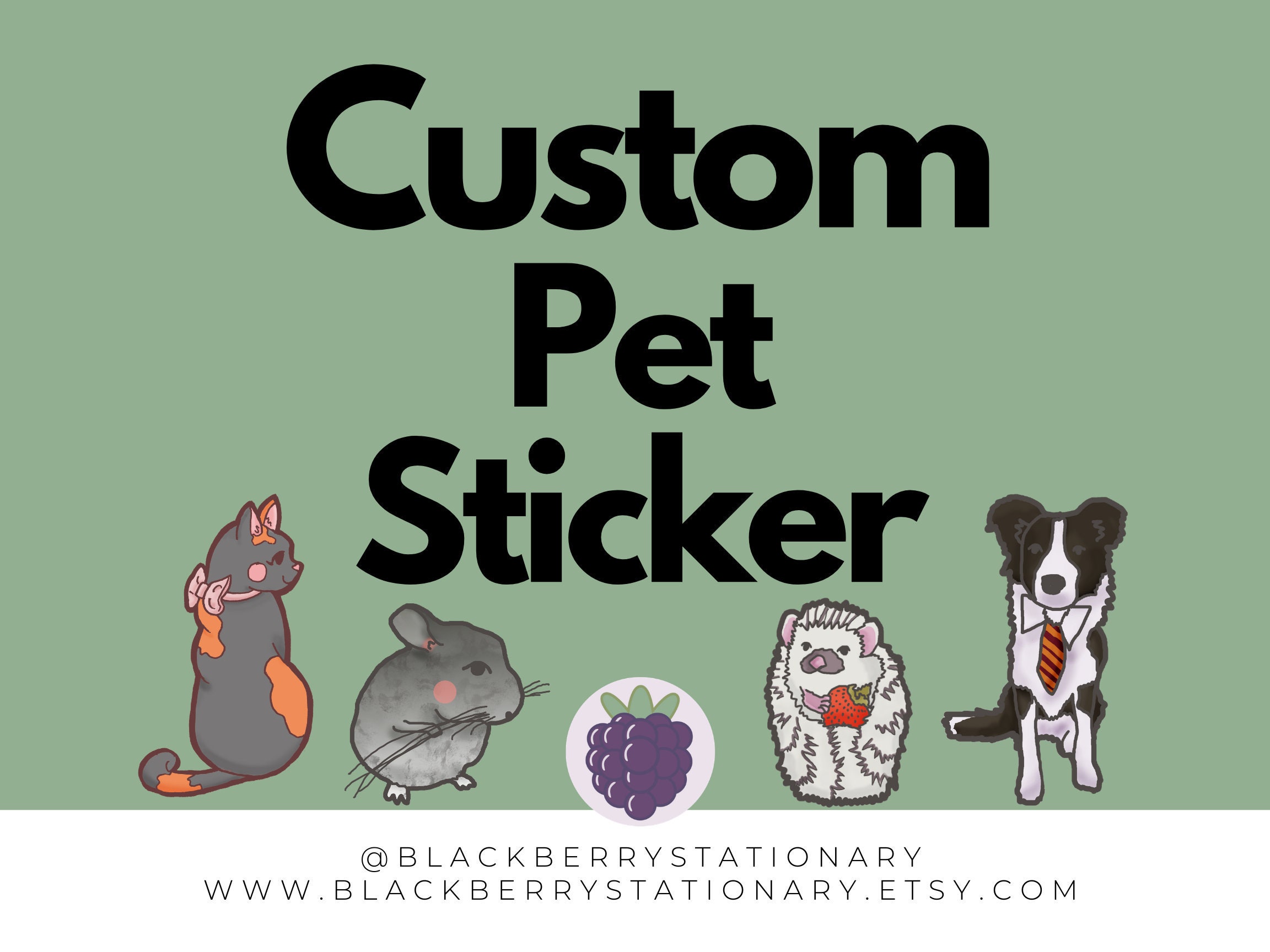 personalized pet stickers