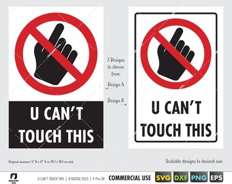 U Can T Touch This Etsy