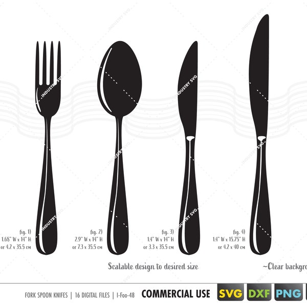 fork spoon knife svg, fork spoon knife clipart, dinner logo, cutlery svg, silverware svg, eating utensils cut files for cricut svg eps dxf