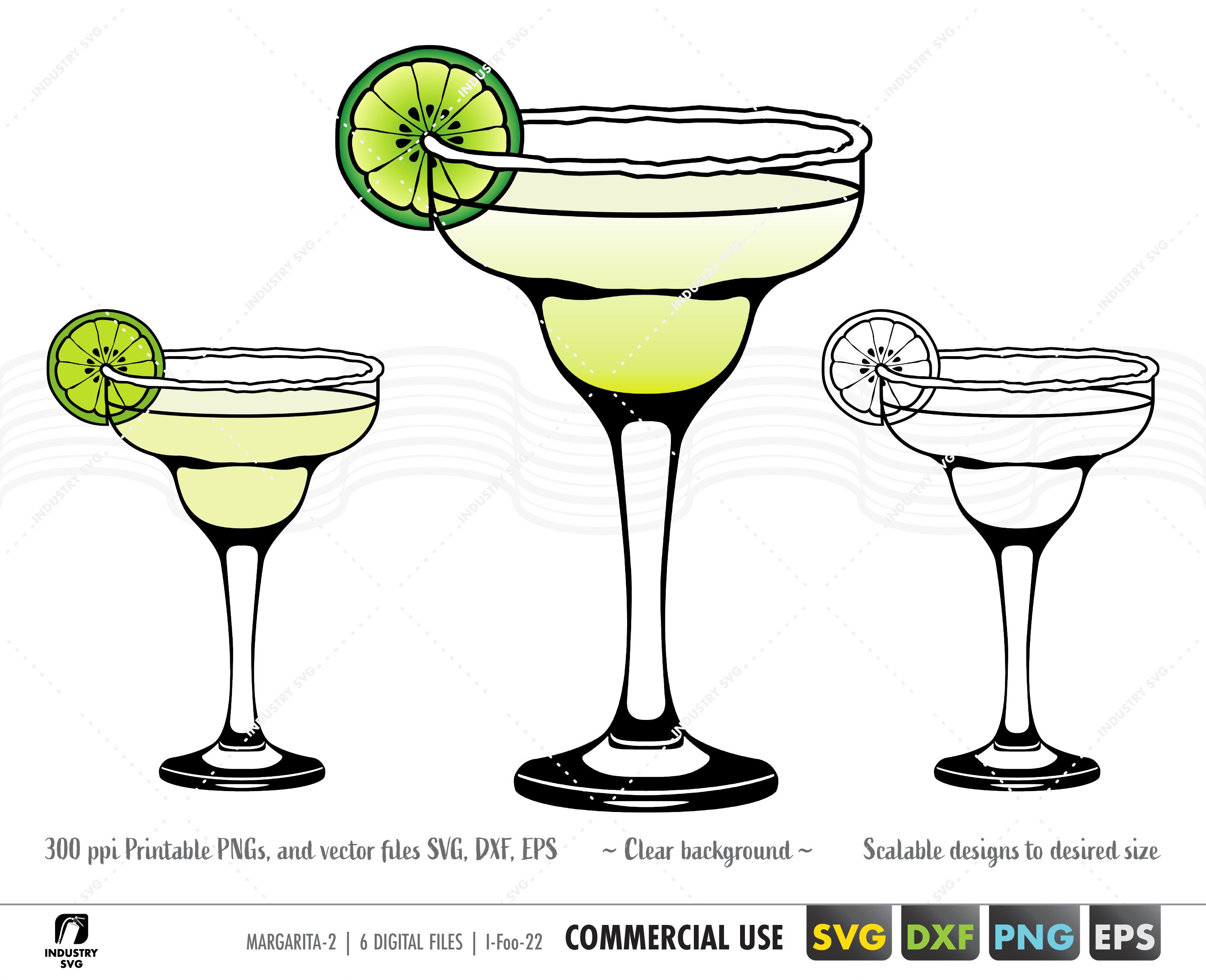 Margarita svg Margarita Glas svg Zitronenscheibe Svg Etsy Schweiz