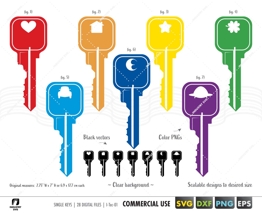 House Key Svg Home Keys Png Car Keys Clipart Keys Etsy