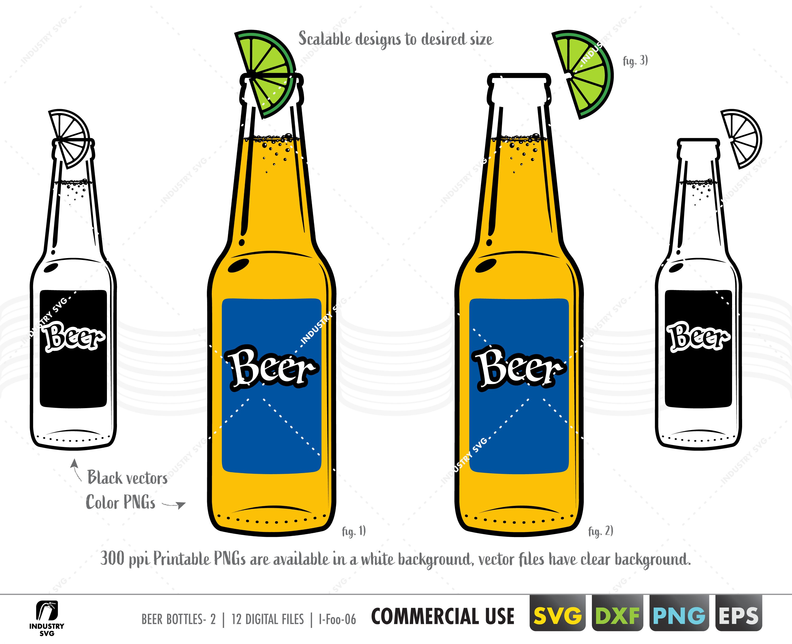 Clipart Beer Bottle Outline
