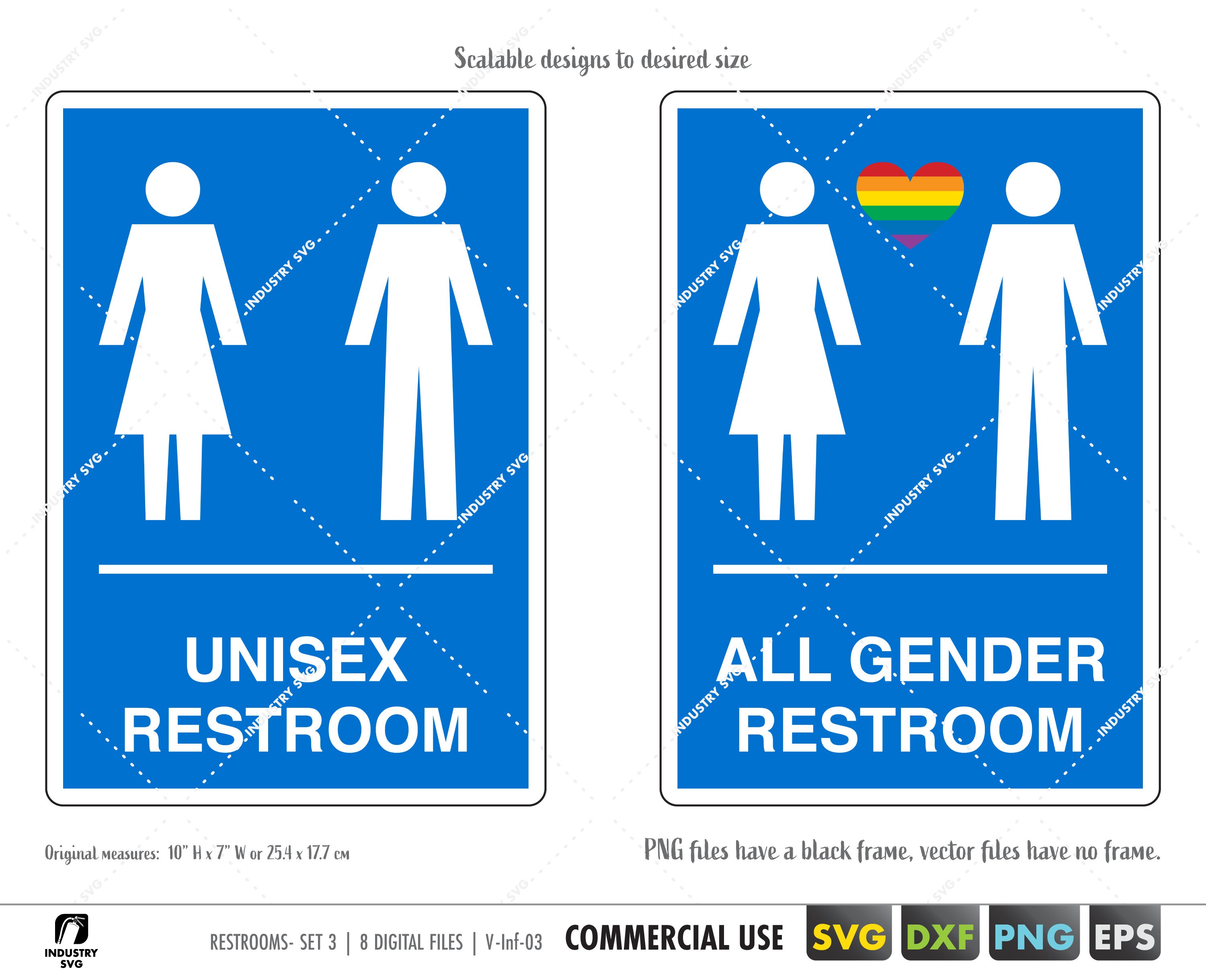 Signo de baño svg baño svg signo de baño svg signo neutro | Etsy