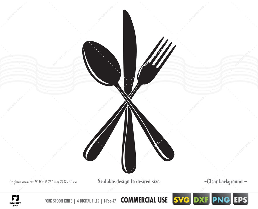 Fork Spoon Knife Svg, Spoon Fork Knife Logo, Spoon Fork Knife Clipart
