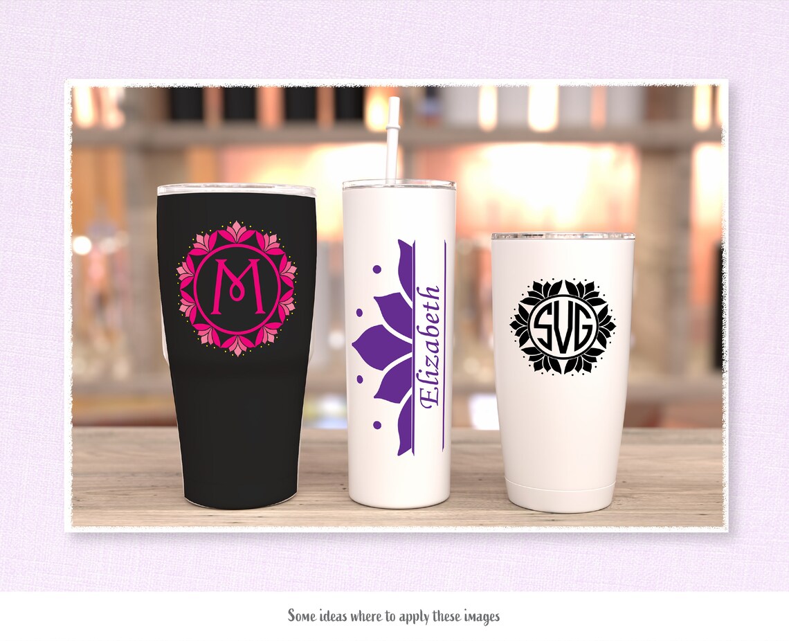 Free Free 160 Flower Split Monogram Svg SVG PNG EPS DXF File