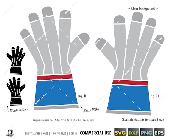 Safety Gloves Svg Glove Vector Gardening Gloves Svg Gloves | Etsy