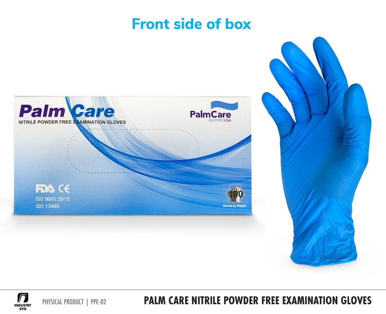 Palm Care Nitrile Gloves Powder Free Latex Free Disposable Etsy