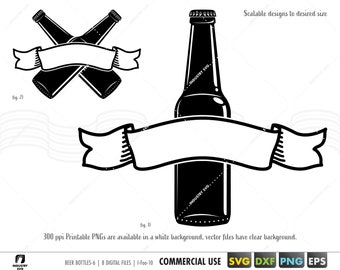 beer svg, beer bottle svg, beer logo svg, beer clipart, beer clip art, beer silhouette, personalized beer cut files for cricut dxf
