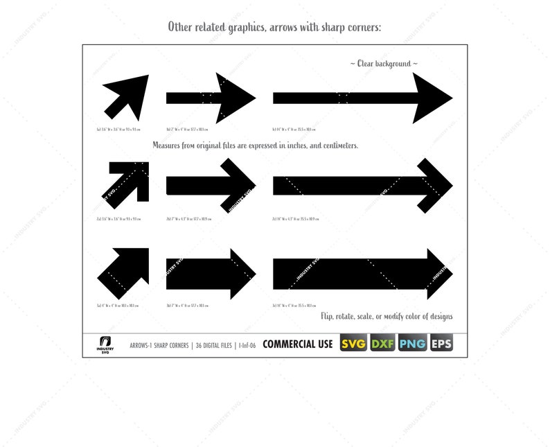 Basic Arrows Svg Arrows Clipart Arrow Svg Bundle Arows Clip - Etsy