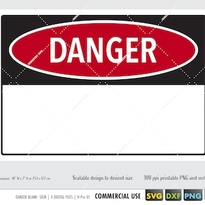 Danger sign svg, blank danger sign svg, custom danger sign cut files, danger sign vector svg, eps, dxf, printable danger clipart png