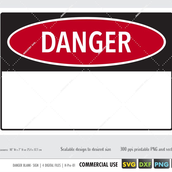 Danger sign svg, blank danger sign svg, custom danger sign cut files, danger sign vector svg, eps, dxf, printable danger clipart png