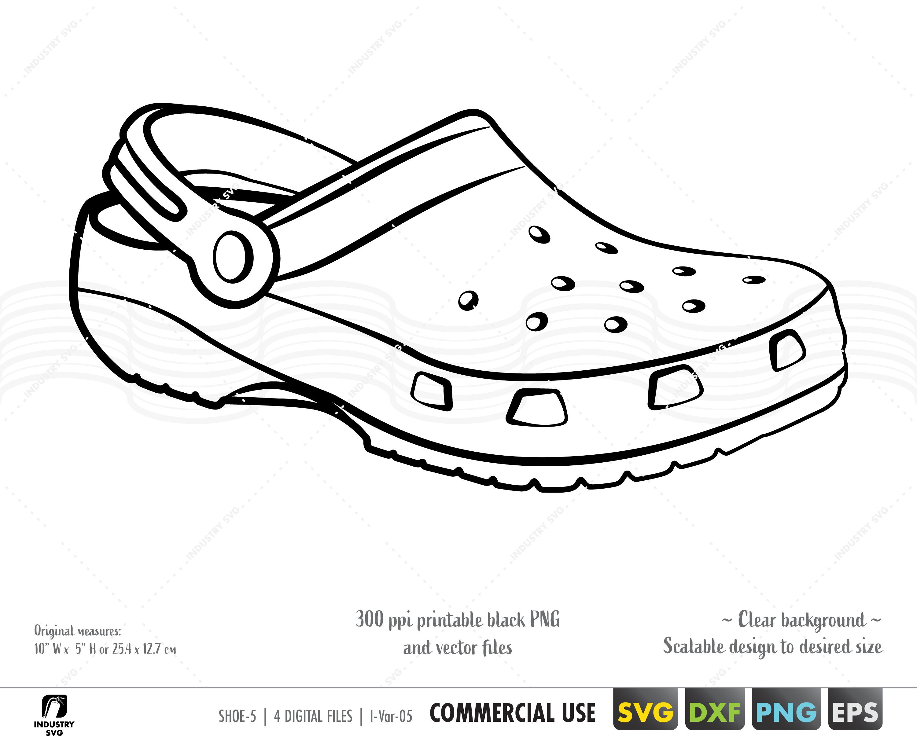 svg files crocs CROC SHOES SVG croc svg file svg files svg downloads ...