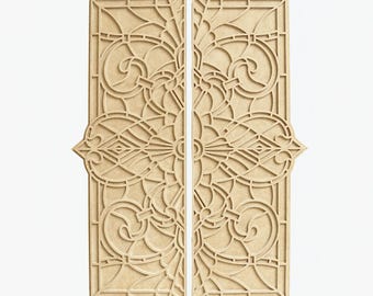 Colección ROSELIGHT / Aplique para puerta alta, aplique decorativo para muebles, aplique para puerta interior, estilo clásico, decoración vintage, bricolaje