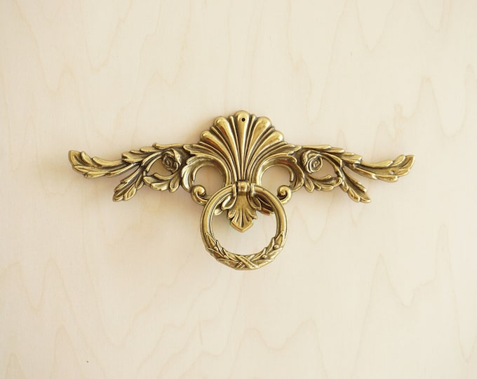 RING PULL 7 1/2" | Anneau vintage - KEELER Brass Company, Quincaillerie décorative, Quincaillerie de meubles, Poignée d'armoire et de tiroir, Ornement