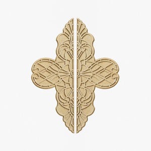 ローズライトコレクション |ドアアップリケ、装飾家具アップリケ、室内ドアアップリケ、クラシックスタイル、ヴィンテージ装飾、DIYアップリケ