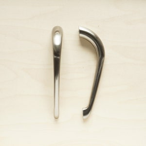 5" RETRO Style Door Handle | Chrome & Brushed Nickel Door Pull, Decorative Hardware, Furniture Hardware,