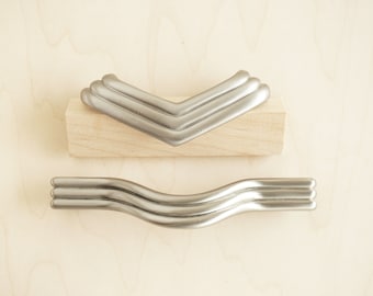 ART DECO | Vintage Style Cup Pull, Streamline, Decorative Hardware, Furniture Hardware, Drawer Cup Pull, Traditional Cup Pull