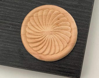 2.5"  Pressed Wood Furniture Rosette Medallion | Furniture Applique, Accessory and Decoration, DIY supply, Furniture Hardware