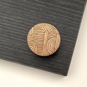 Knäufe Ahorn Massiv | 3cm oder 3cm | Handgefertigte Designer Holz Schubladenknäufe für Küchenschränke, Möbelgriffe, Abstrakte Möbel Knäufe | Zum Selbermachen