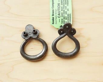 2" Fixed Ring Pull | Vintage Style Drawer Pull - KEELER Brass Company, Decorative Hardware, Furniture Hardware, Cabinet Drawer Pull