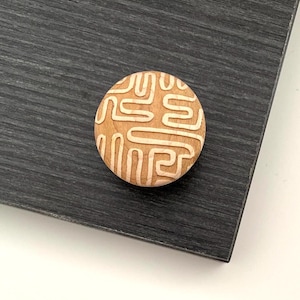 Massive Ahorn Holz Möbel Knäufe 3.25″ oder 1.5″ | Handgefertigte Designer Holz Schubladenknäufe für Küchenschränke, Möbelgriffe, Abstrakte Möbel Knäufe | Basteln | Abstrakt