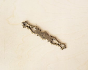 5 1/2"-Rückplatte | ILCO Brass Company, Rückplatte im Vintage-Stil, Möbelbeschläge, Rückplatte für Schrank- und Schubladenknöpfe