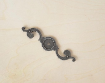 4 5/8"-Rückplatte | ILCO Brass Company, Rückplatte im Vintage-Stil, Möbelbeschläge, Rückplatte für Schrank- und Schubladenknöpfe