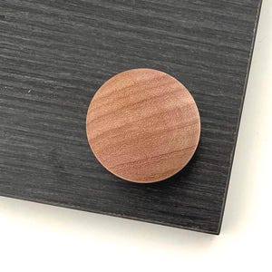 1.75" BIRCH | Solid Wood Cabinet Knob, Designer Wood Pull, Drawer Pull, Wood Handle, Custom Home Decor | DIY