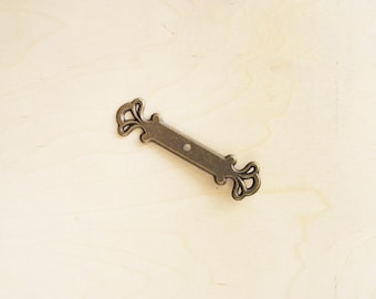 11,5 cm RÜCKPLATTE | ILCO Brass Company, Vintage Stil Rückplatte, Möbelbeschläge, Schrank- und Schubladenknopf Rückplatte