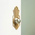 ART DECO | Decorative Door Knob Backplate, Interior Door Plate Vintage Style Door Escutcheon Trim Plates DIY backplate Décor