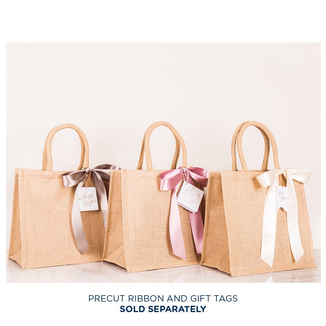 Medium Jute Burlap Bags - Wedding Gift Bags Medium Jute Burlap Bags - Wedding Gift Bags
