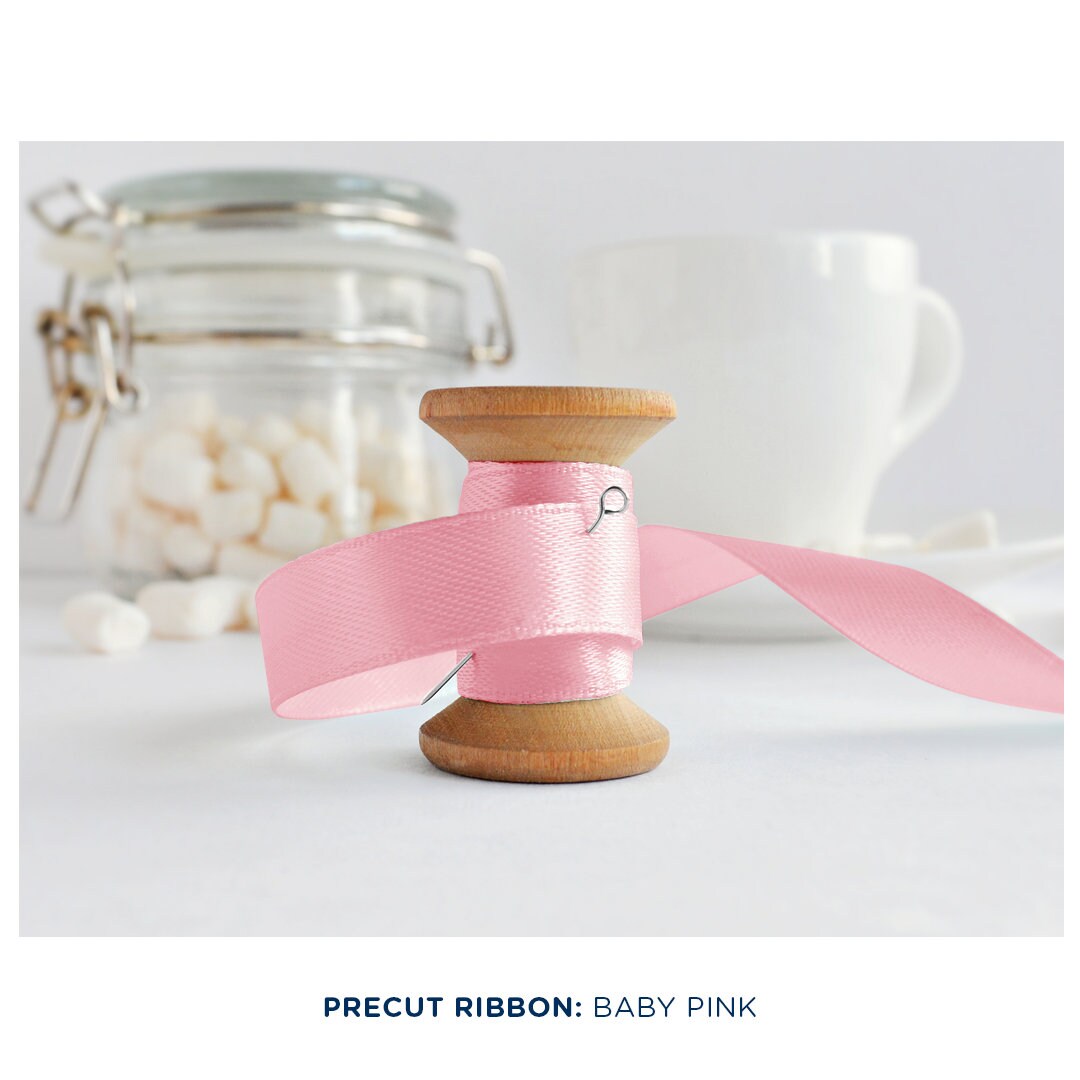 10 MEDIUM Precut Ribbon - Baby Pink - Etsy