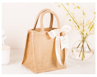 Jute gift deals bags