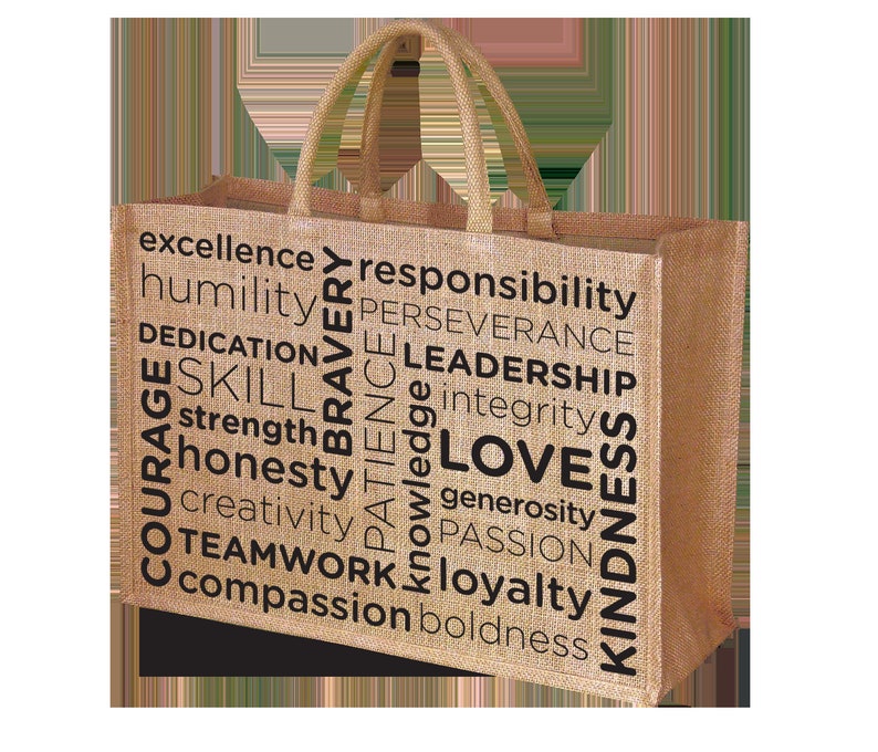 Shopping Bag Tote Bag Environmentally Friendly Bag Gift Bag THANK YOU HEROES Reusable Jute Bag Eco-friendly Gift Burlap Bag