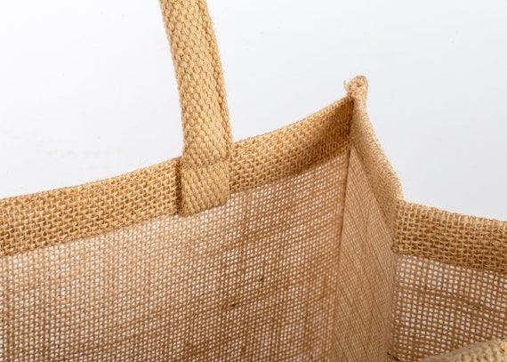 Burlap reusable grocery bags hotsell