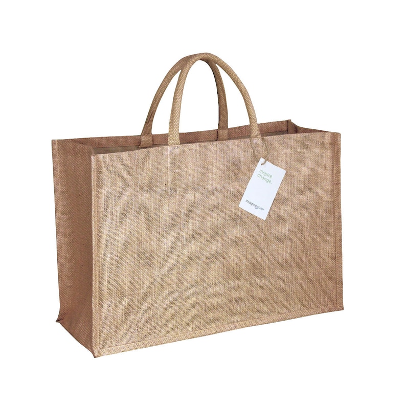 5 PACK Large Ecofriendly Jute Bag Biodegradable Jute Bag Etsy
