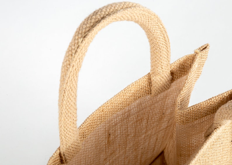 Medium Jute Burlap Bag, Wedding Favor, Wedding Welcome Bag, Burlap Bag, Bridesmaid Gift Bag, Jute Tote, Eco-friendly Bag, Bachelorette Favor image 7