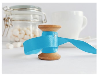 10 SMALL Precut Ribbon - Aqua