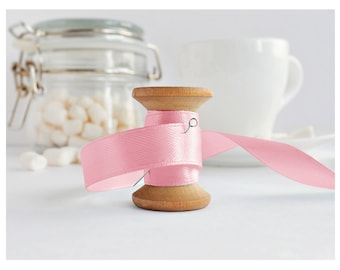 10 SMALL Precut Ribbon - Baby Pink